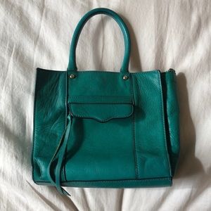 Rebecca Minkoff MAB teal Mini tote